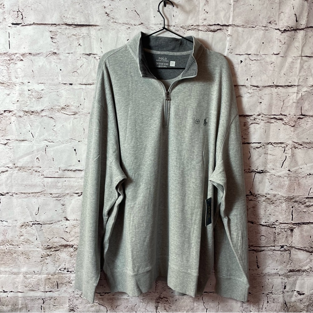 NWT Polo Ralph Lauren Men’s B&T Quarter Zip Pull Over - Size 2XB